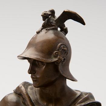 PAUL DUBOIS, bronze, signed,  F.Barbedienne founder.