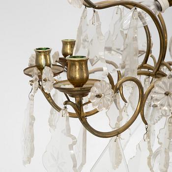 A Baroque style chandelier, first half of the 20th century.