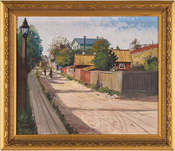 Carl Brandt, oil on canvas, signed.