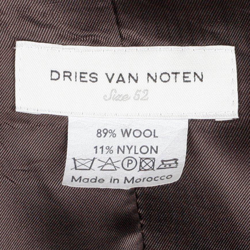 DRIES VAN NOTEN, suit with jacket and pants, size 52.