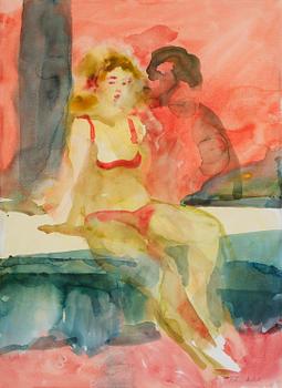 621. Peter Dahl, Seated woman.