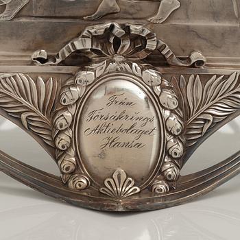 Jardinière, Art Nouveau, Württembergische Metallwarenfabrik (WMF) early 20th century.