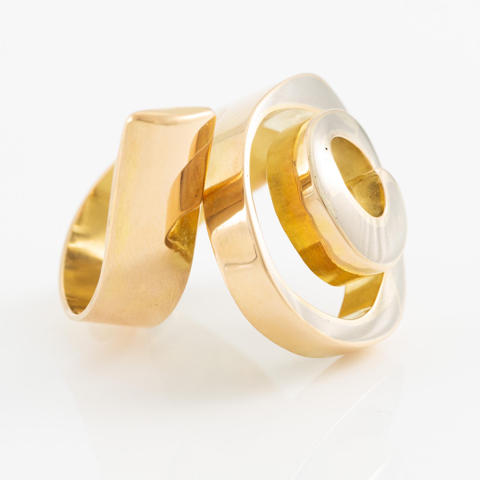 Jan-Christer Lundqvist, ring, 18K gold, Skövde.