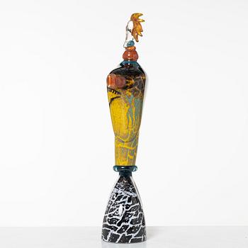 Kjell Engman, a unique glass sculpture, Kosta Boda, Sweden, 1999.
