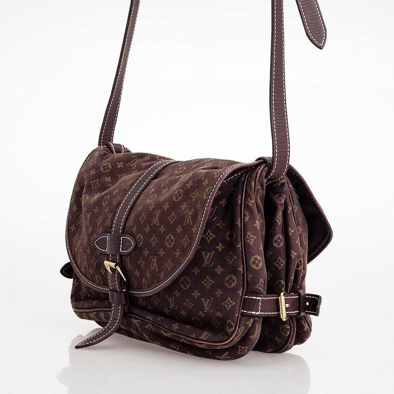 Louis Vuitton, A 'Fusain Monogram Idylle Saumur MM' bag.