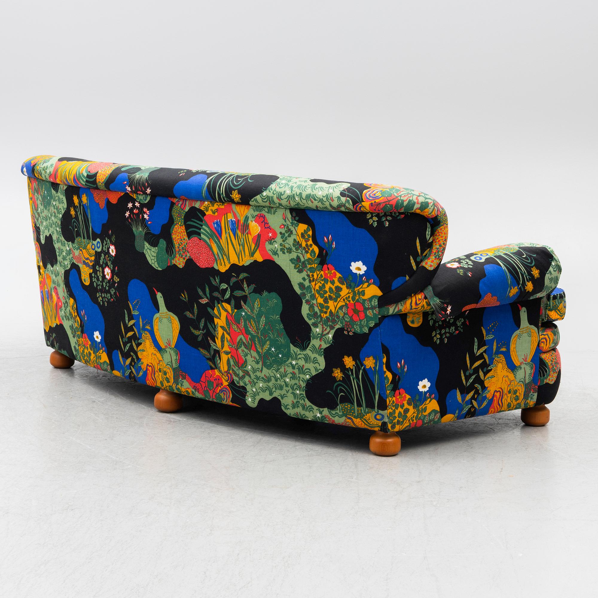 Josef Frank, a model 968 sofa, Firma Svenskt Tenn, Sweden.