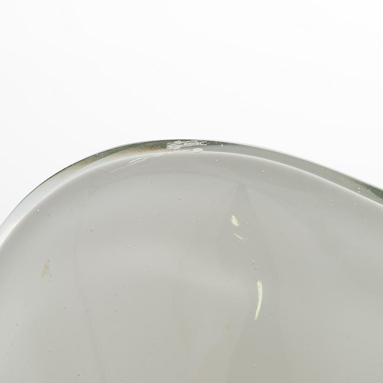 Alvar Aalto, One part of 1950's Aalto flower' glass sculpture signed Alvar Aalto Iittala.