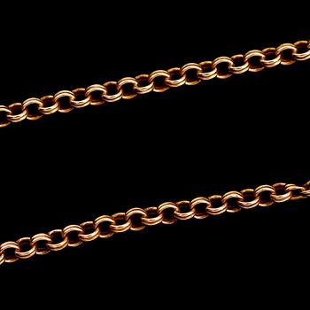 COLLIER, 18 k guld. Vikt ca 8 g.