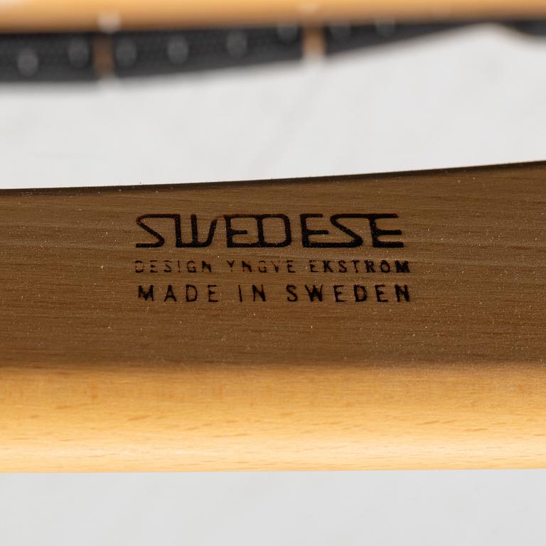 Yngve Ekström, fåtöljer, ett par, "Laminett", Swedese, Vaggeryd, 1900-talets andra hälft.