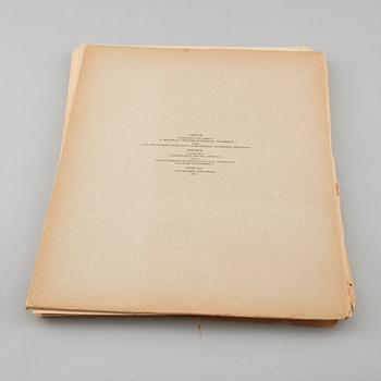 LITOGRAFISKA TRYCK, 50 st, ur M och W von Wrights "Svenska fåglar", A. Börtzells, Stockholm, 1900-talets första hälft.