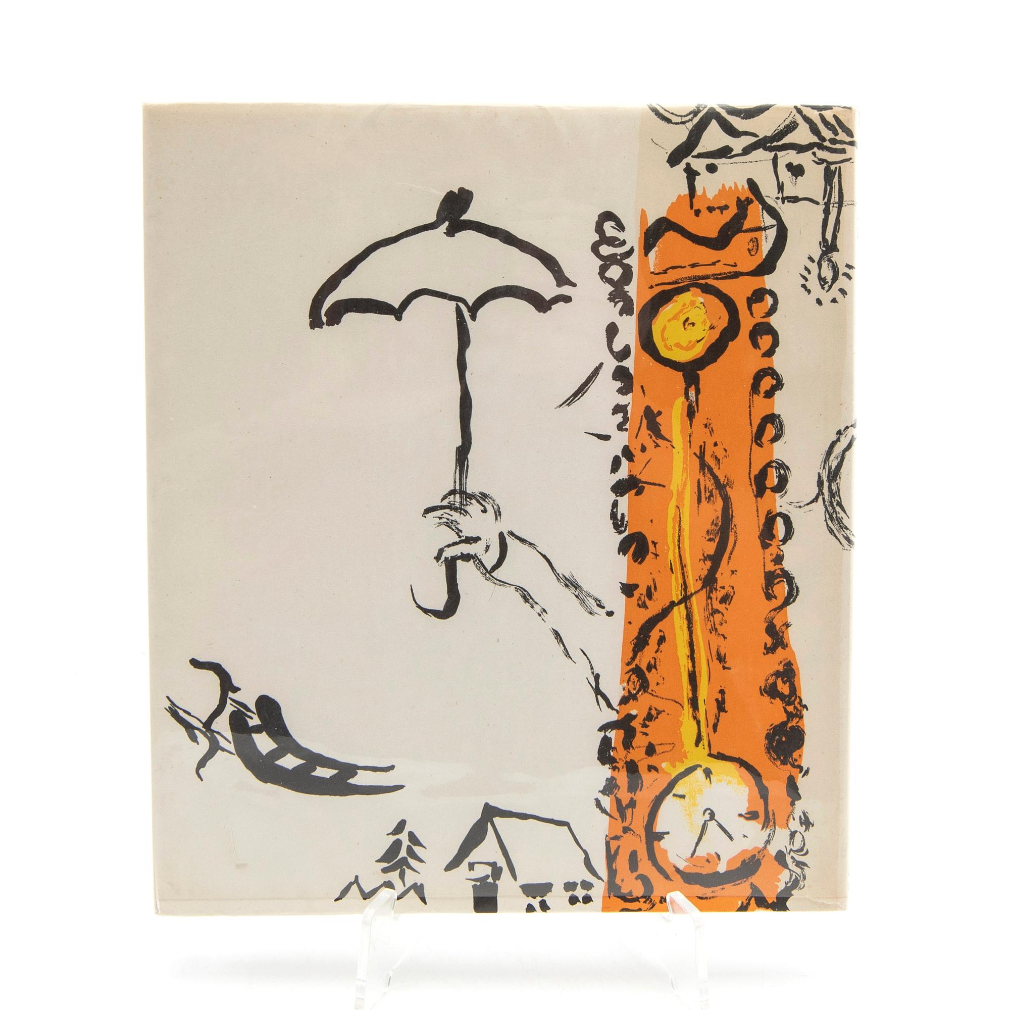 Marc Chagall, Book Jaques Lassaigne, Maeght Éditeur, Paris, 1957, with 15 lithographs.