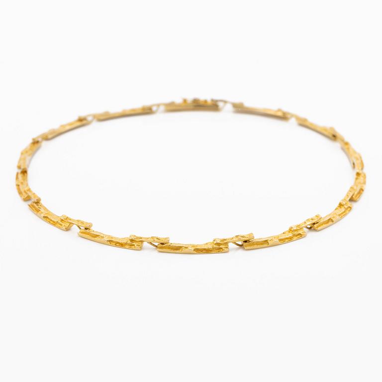 Björn Weckström, collier, 18K guld, för Lapponia, Finland 1991.