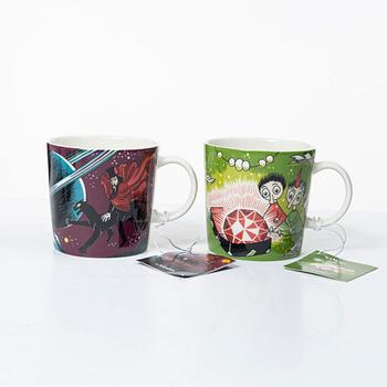 Arabia, 29 Moomin mugs, Finland.