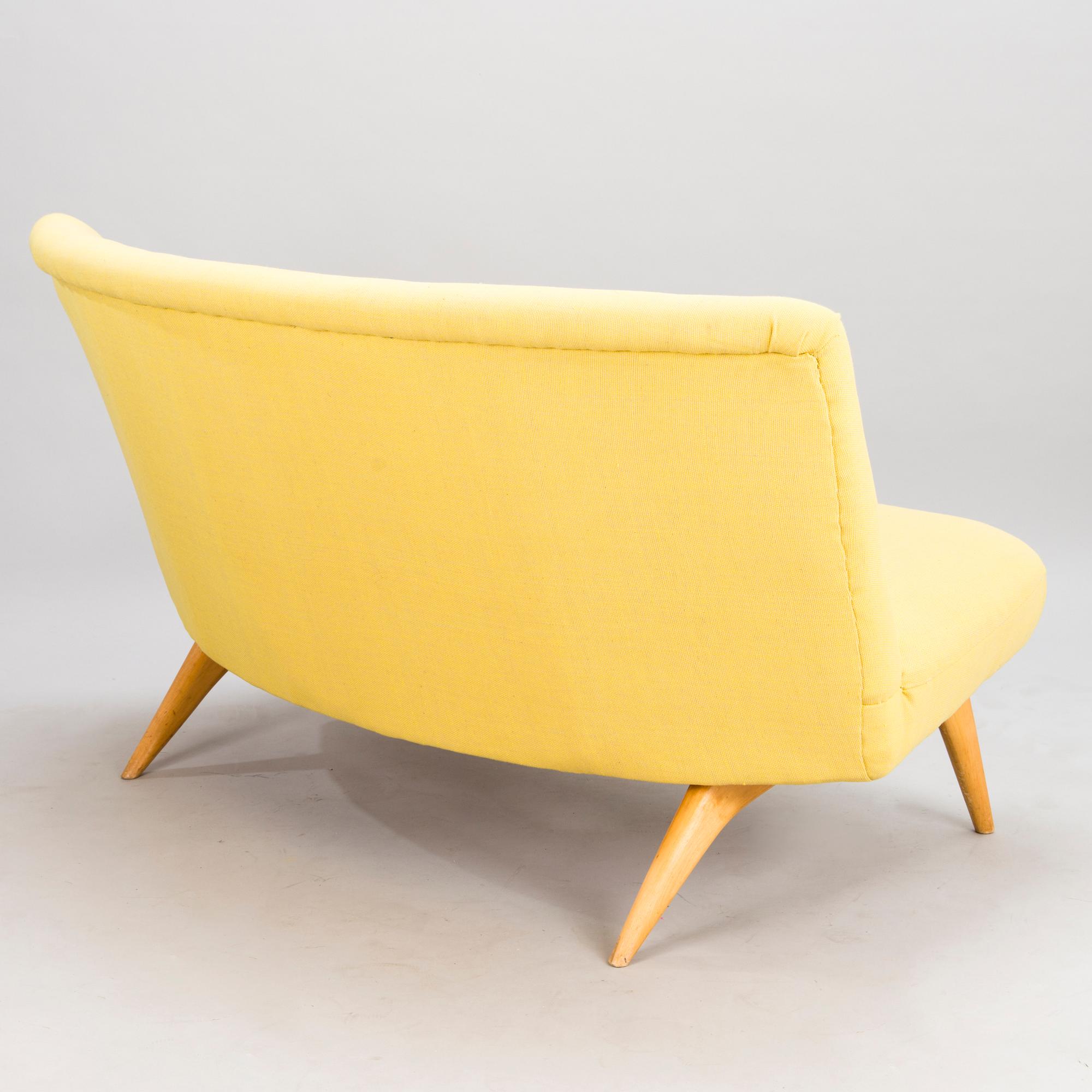 CARL GUSTAF HIORT AF ORNÄS, sohva, "Kim", Puunveisto Oy - Träsnideri Ab, 1950-luku.