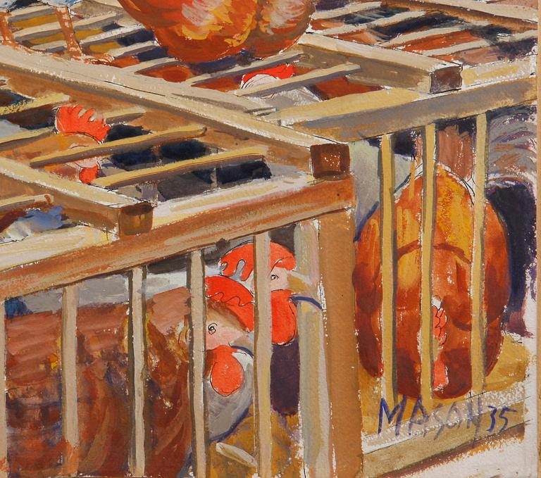 MASON, MATS, gouache, sign o dat -35.