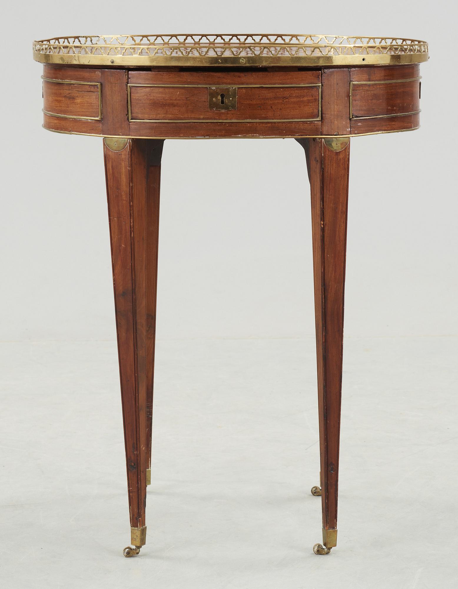 DAMARBETSBORD, sengustavianskt, 1700/1800-tal.