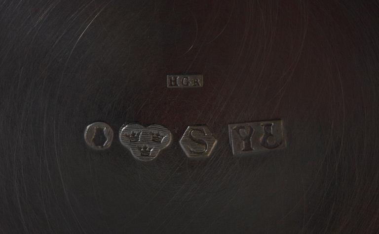 KAFFESERVIS, 3 delar, silver, Sverige 1949.