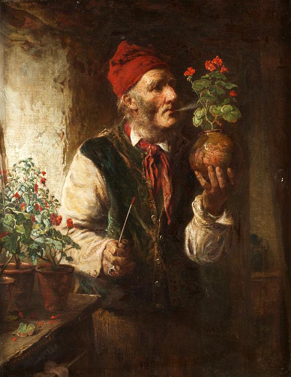 William Harris Weatherhead, Man smoking a pipe.