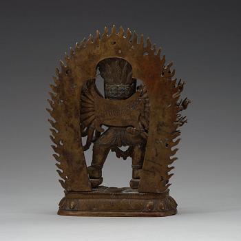 YAMANTAKA, brons. Tibeto-kinesisk, omkring 1900.