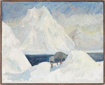 JOHN JOHNSON, olja på duk. Sign.