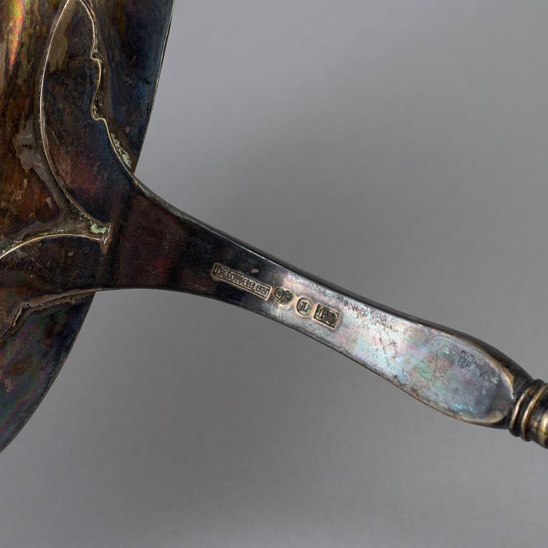 Two soup ladles, 19th century.