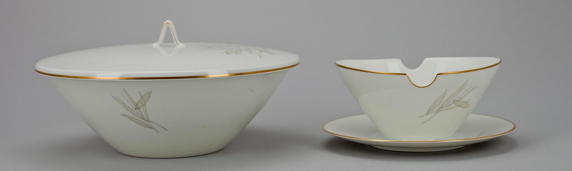 MATSERVIS, 43 delar, porslin, Rosenthal, Tyskland 1900-talets mitt.