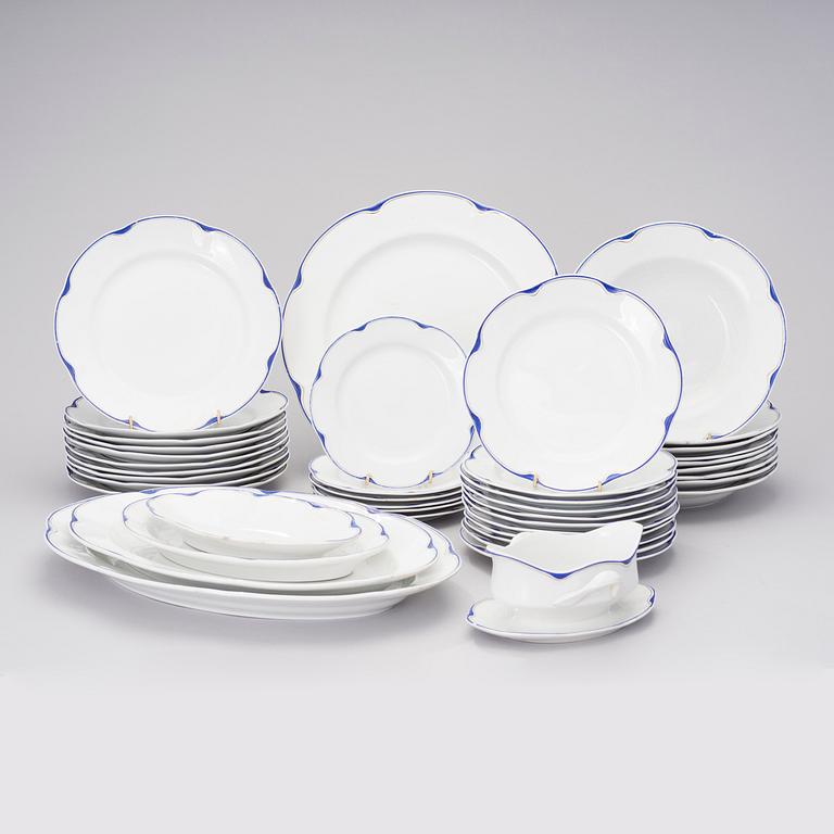 Dinnerware, 42 pieces, Arabia, Finland, 1932-1949.