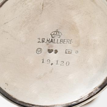 Six Swedish silver cups and trophies, including with mark of K Anderson, Stockholm 1912.