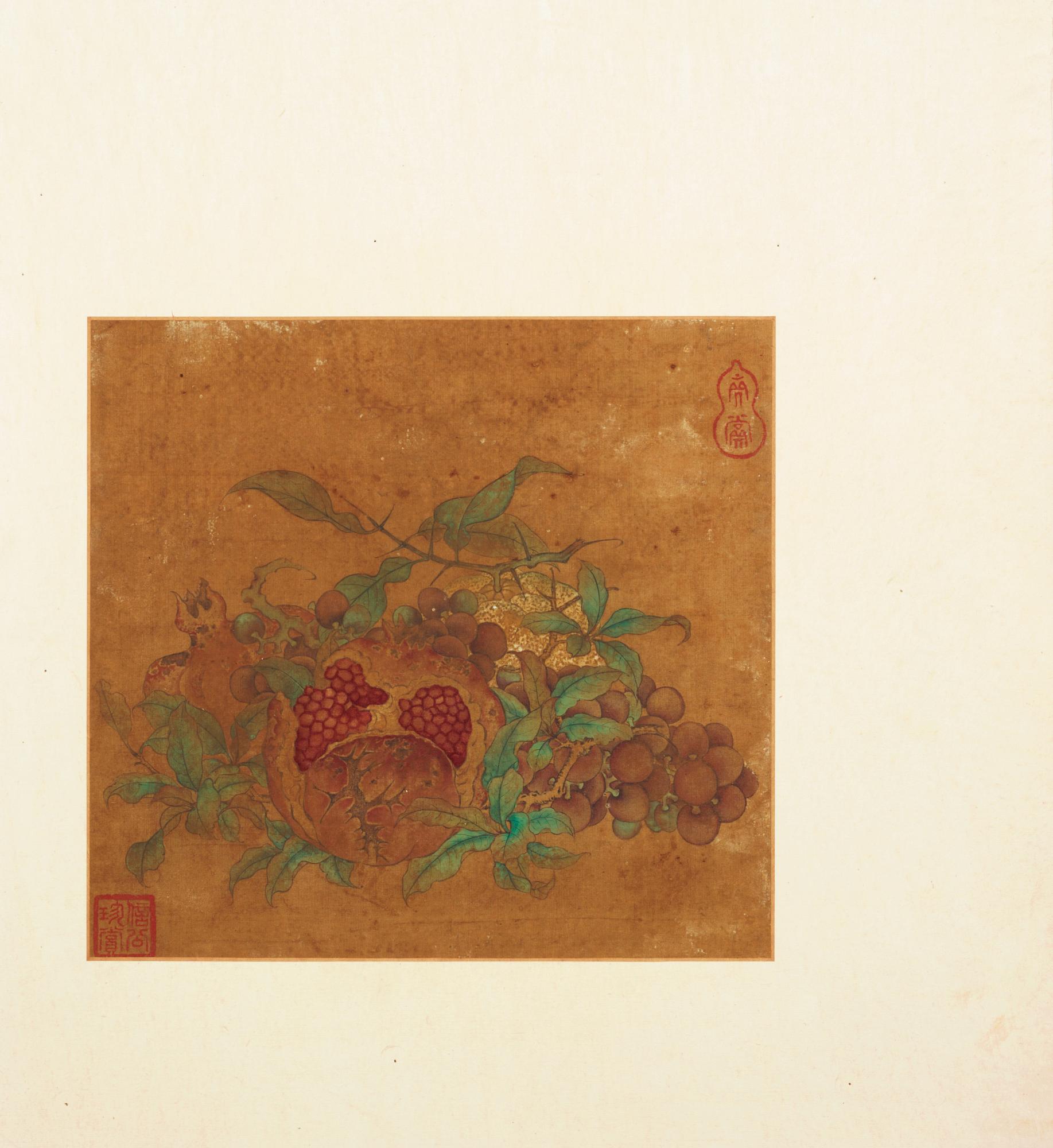 A fine album titled "Song hua ji jin ce", with 12 paintings, and 3 calligraphy, presumably Qing dynasty 17/18th Century.