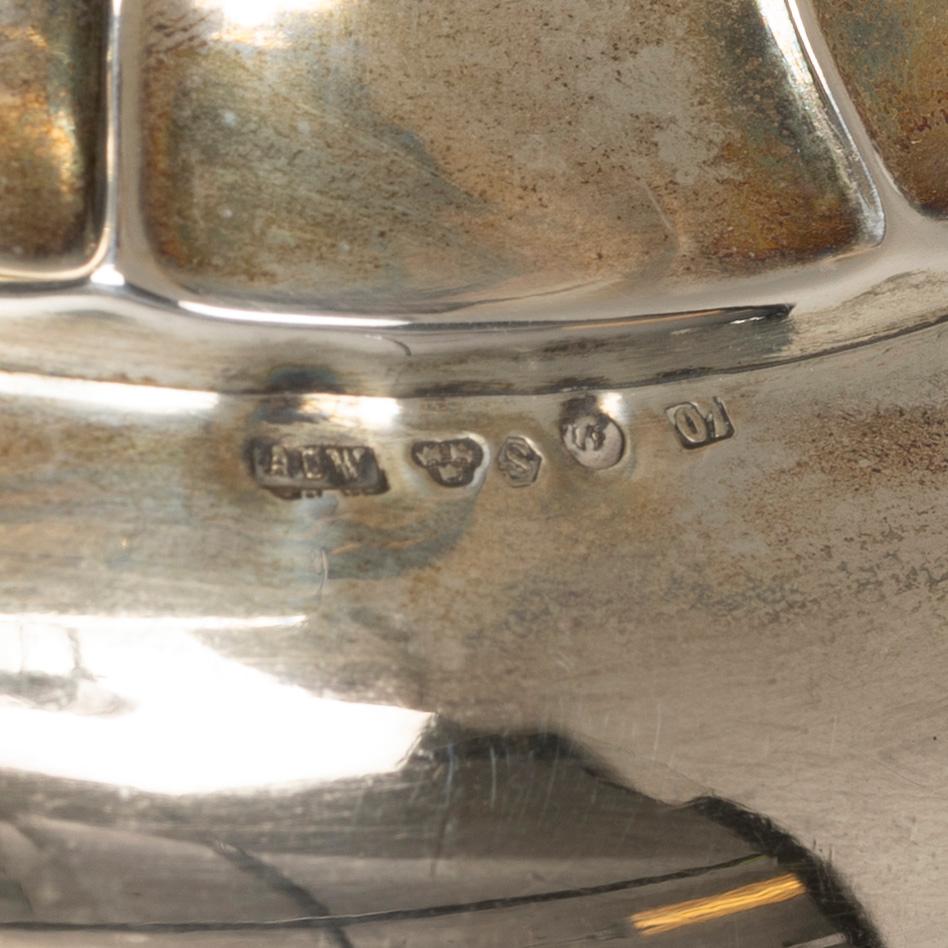 A Swedish silver bowl, mark of AU Wahlberg, Gävle 1916.
