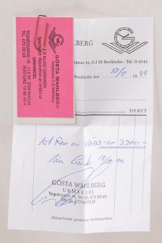 A Swedish Empire wall-clock.