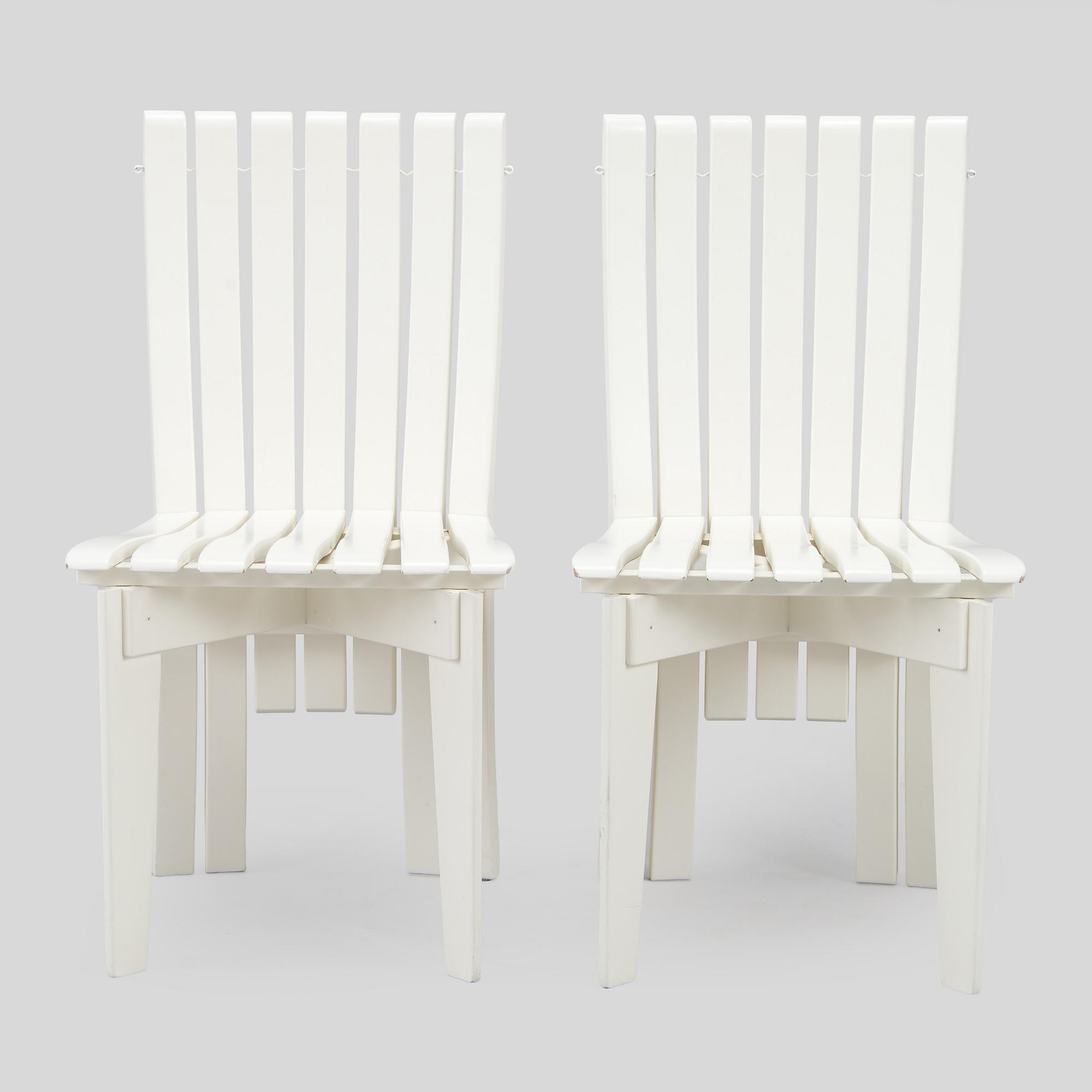 Alvar & Aino Aalto, trädgårdsmöblemang, 5 delar, "Aurinko"-serien, Artek, 2000-tal.