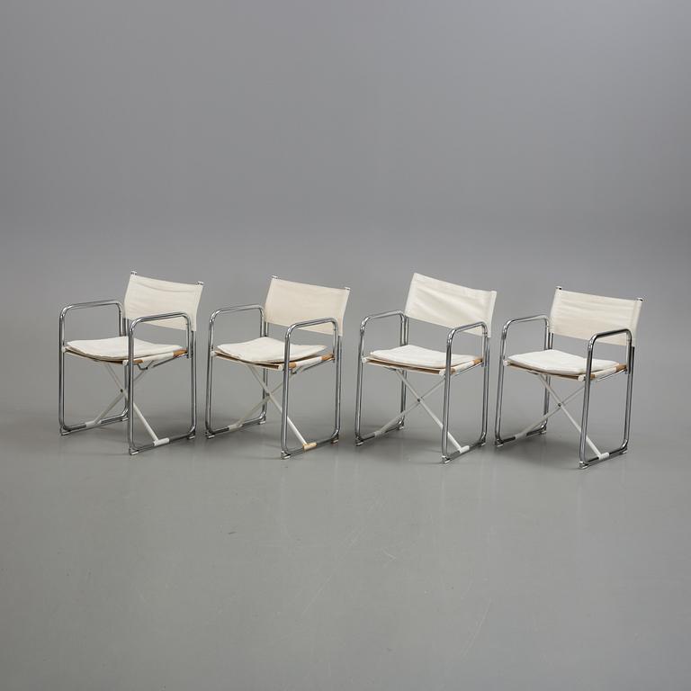 REGISSÖRSSTOLAR, 4 st, "X75-2" Börje Lindau och Bo Lindekrantz för Lammhults, 1900-talets andra hälft.