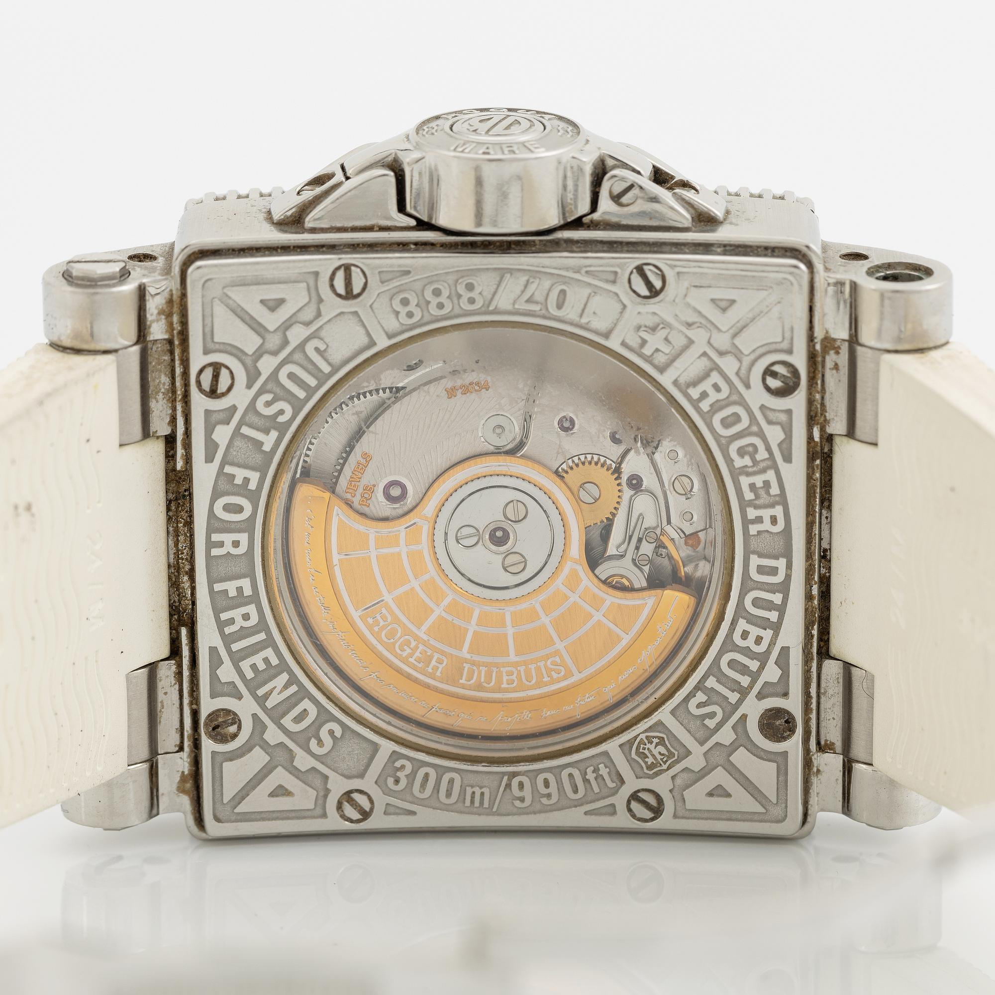 Roger Dubuis, AquaMare, Just for friends, wristwatch, 35 x 35 (49) mm.