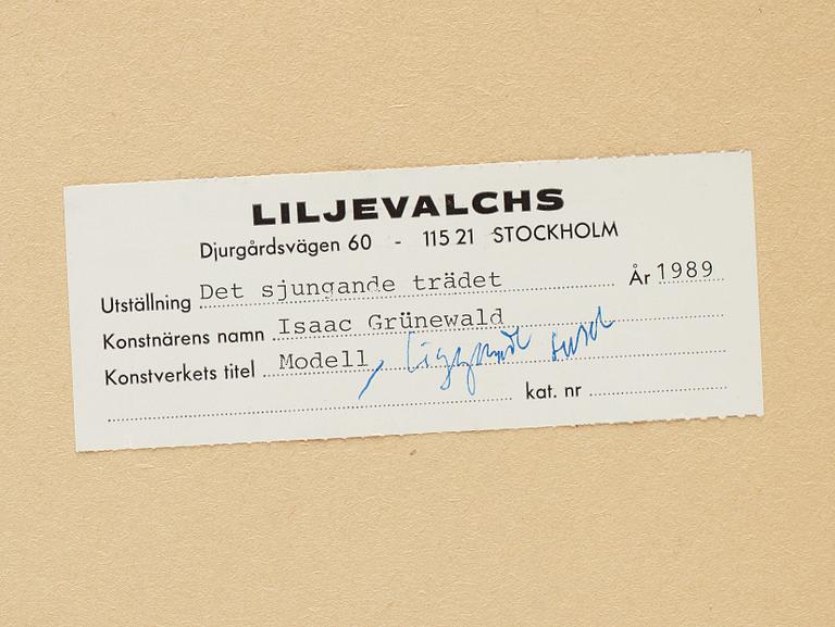 ISAAC GRÜNEWALD, tusch på papper.