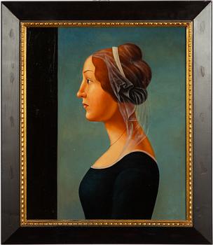 Sandro Botticelli, copy after, Woman in Profile, 19th century.