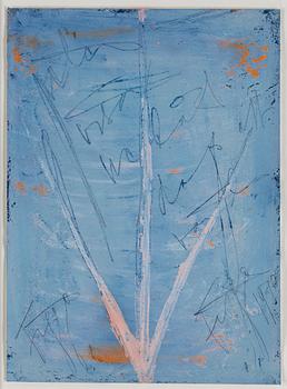 EDDIE FIGGE, gouache on paper, signed and dated 1970.
