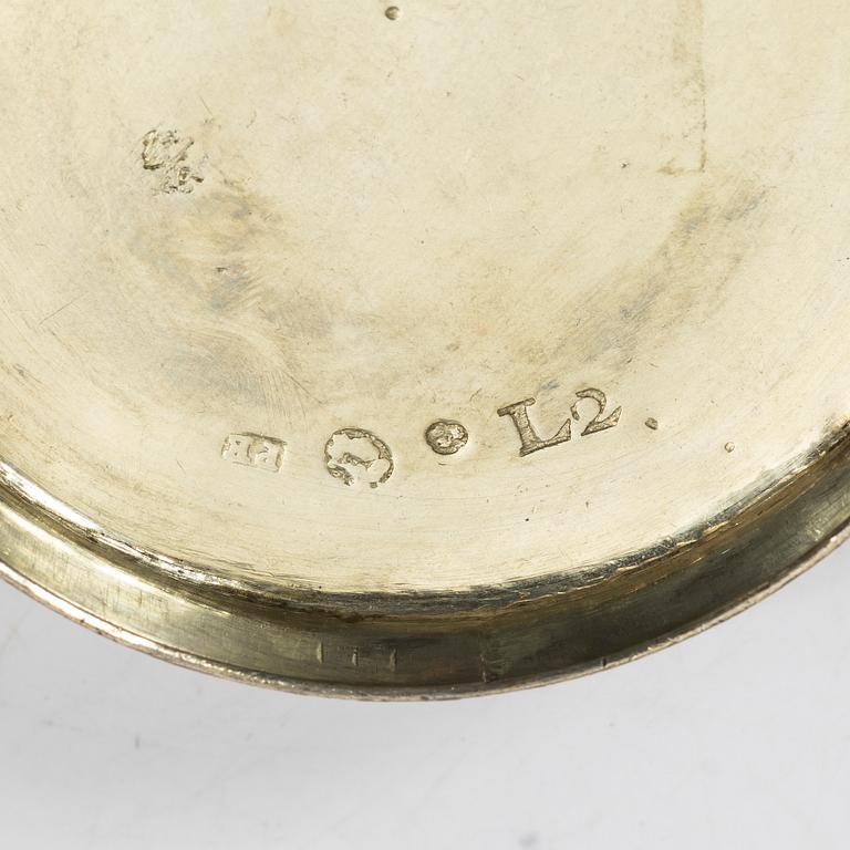 Dosor, 3 st,  silver, Sverige 1700-1800-tal.