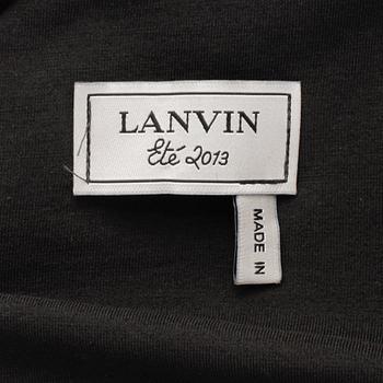 DRESS, Lanvin, a grey one shoulder dress.