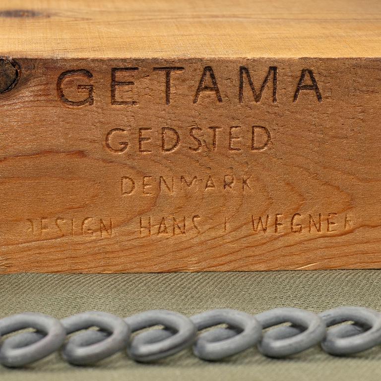 Hans J. Wegner, soffa "GE236" för Getama, Gedsted, Danmark 1900-talets senare del.