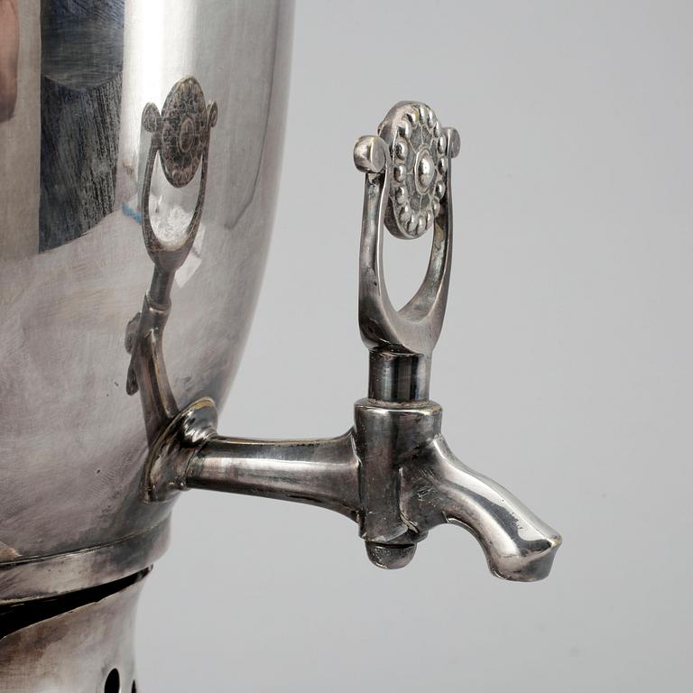 SAMOVAR, vitmetall, Ryssland, 1800-tal.