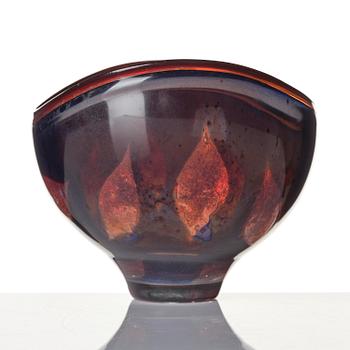 Sven Palmqvist, a ravenna glass bowl, Orrefors 1951, no 141.
