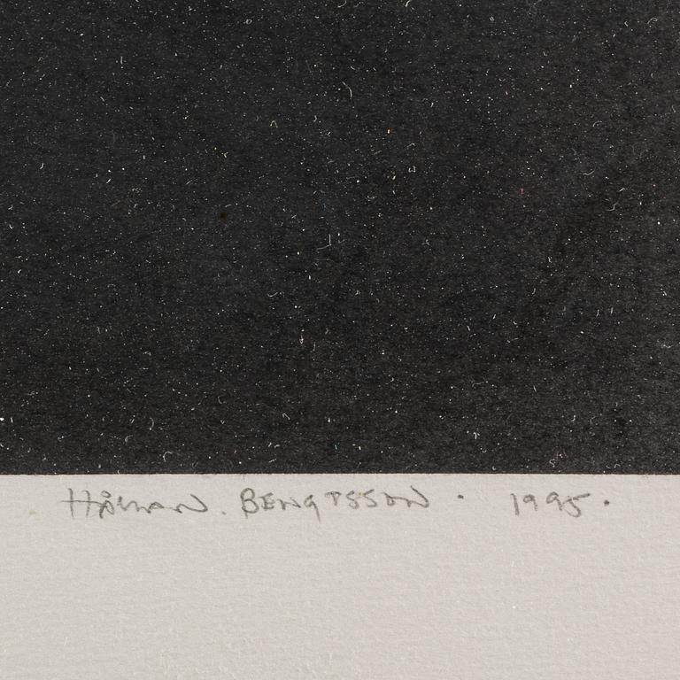 HÅKAN BENGTSSON, blyerts och krita. Signerad och daterad 1995.