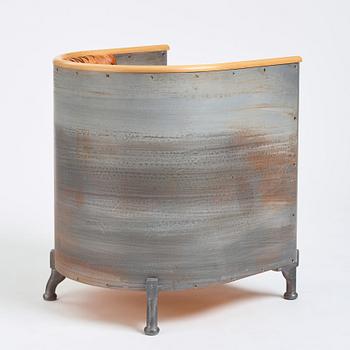 Mats Theselius, fåtölj ”Aluminium chair”, ed. 59/200, Källemo, efter 1990.