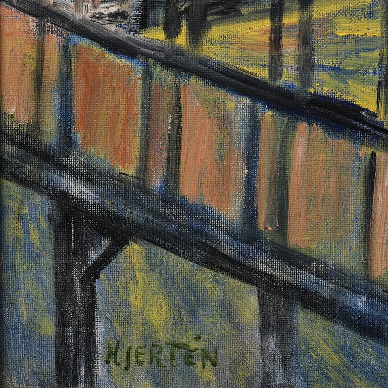 Sigrid Hjertén, "Mot aftonen, Stadsgården".