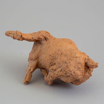 ASMUND ARLE, Sculpture, terracotta, signed A. arle and dated -71.