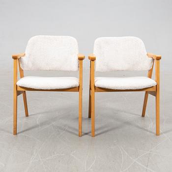 Armchairs, a pair, second half of the 20th century.