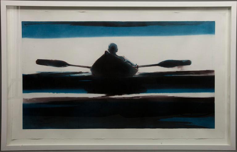 JUHO KARJALAINEN (FINLAND), etsning 2/50 Tpl'a, sign. och dat. -09.