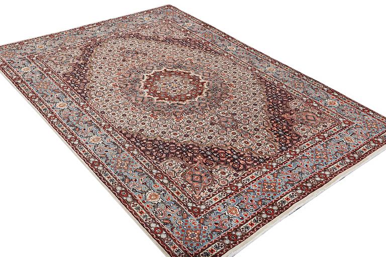 A carpet, Moud, c. 295 x 214 cm.