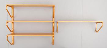 BOKHYLLOR, 2 st, "112A", Alvar Aalto, Artek, 1900-talets andra hälft.